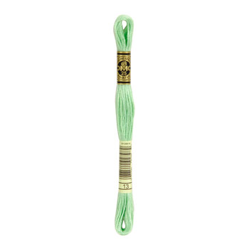 DMC 13 Medium Light Nile Green - 6 Strand Embroidery Floss, Image