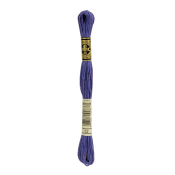 DMC 32 Dark Blueberry - 6 Strand Embroidery Floss, Image