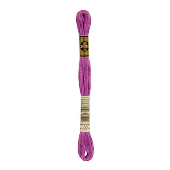 DMC 33 Fuchsia - 6 Strand Embroidery Floss, Image