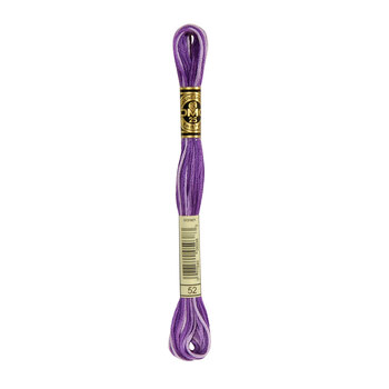 DMC 52 Variegated Violet - 6 Strand Embroidery Floss, Image