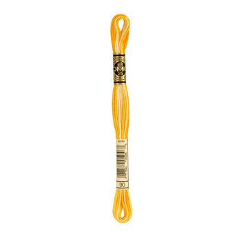 DMC 90 Variegated Yellow - 6 Strand Embroidery Floss, Image