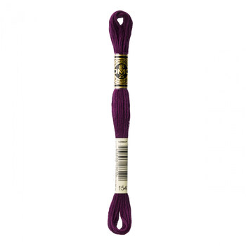 DMC 154 Very Dark Grape - 6 Strand Embroidery Floss, Image