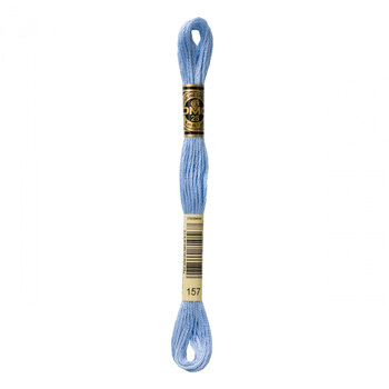 DMC 157 Very Light Cornflower Blue - 6 Strand Embroidery Floss, Image