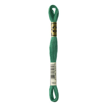 DMC 163 Medium Celedon Green - 6 Strand Embroidery Floss, Image