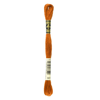 DMC 301 Medium Mahogany - 6 Strand Embroidery Floss