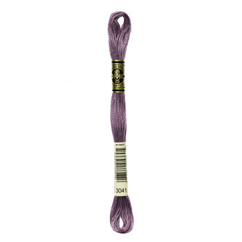 DMC 3041 Medium Antique Violet - 6 Strand Embroidery Floss, Image