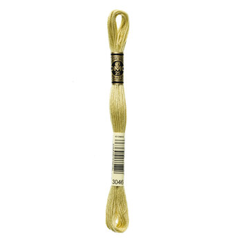 DMC 3046 Medium Yellow Beige - 6 Strand Embroidery Floss