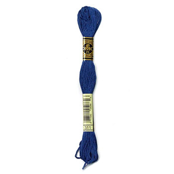 DMC 311 Medium Navy Blue - 6 Strand Embroidery Floss, Image