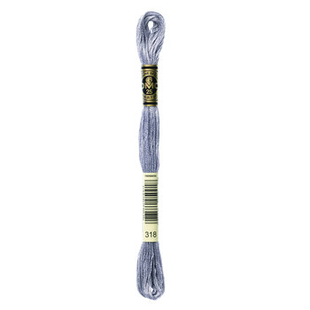 DMC 318 Light Steel Gray - 6 Strand Embroidery Floss, Image