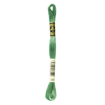 DMC 320 Medium Pistachio Green - 6 Strand Embroidery Floss, Image