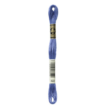 DMC 322 Dark Dark Baby Blue - 6 Strand Embroidery Floss