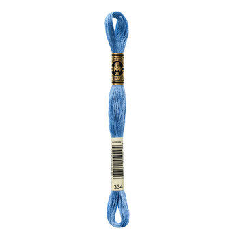 DMC 334 Medium Baby Blue - 6 Strand Embroidery Floss