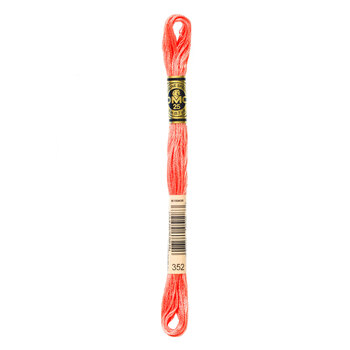 DMC 352 Light Coral - 6 Strand Embroidery Floss