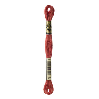 DMC 356 Medium Terra Cotta - 6 Strand Embroidery Floss, Image