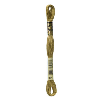 DMC 371 Mustard - 6 Strand Embroidery Floss, Image