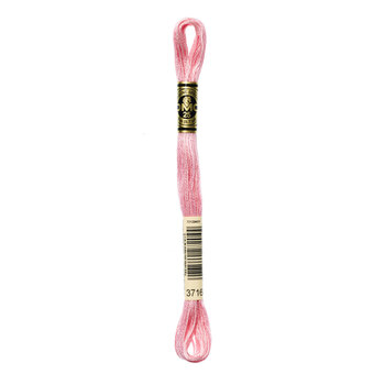 DMC 3716 Very Very Light Dusty Rose - 6 Strand Embroidery Floss, Image