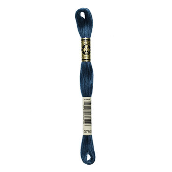 DMC 3750 Very Dark Antique Blue - 6 Strand Embroidery Floss