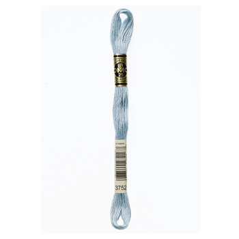 DMC 3752 Very Light Antique Blue - 6 Strand Embroidery Floss, Image