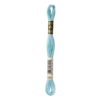 DMC 3761 Light Sky Blue - 6 Strand Embroidery Floss, Image