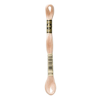 DMC 3774 Very Light Desert Sand - 6 Strand Embroidery Floss