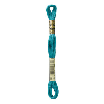 DMC 3810 Dark Turquoise - 6 Strand Embroidery Floss, Image