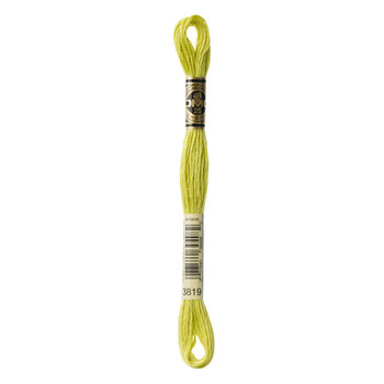 DMC 3819 Light Moss Green - 6 Strand Embroidery Floss, Image