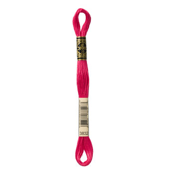 DMC 3832 Medium Raspberry - 6 Strand Embroidery Floss, Image