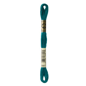 DMC 3847 Dark Teal Green - 6 Strand Embroidery Floss, Image