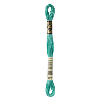 DMC 3849 Light Teal Green - 6 Strand Embroidery Floss, Image