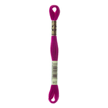 DMC 917 Medium Plum - 6 Strand Embroidery Floss