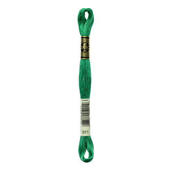 DMC 911 Medium Emerald Green - 6 Strand Embroidery Floss