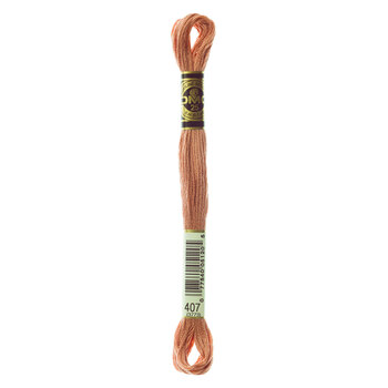 DMC 407 Dark Desert Sand - 6 Strand Embroidery Floss