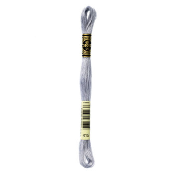 DMC 415 Pearl Gray - 6 Strand Embroidery Floss, Image