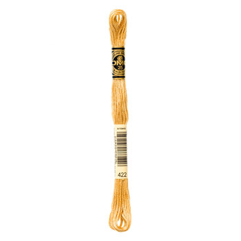 DMC 422 Light Hazelnut Brown - 6 Strand Embroidery Floss