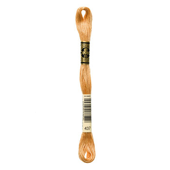 DMC 437 Light Tan - 6 Strand Embroidery Floss, Image