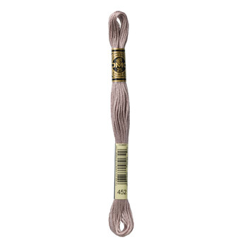 DMC 452 Medium Shell Gray - 6 Strand Embroidery Floss