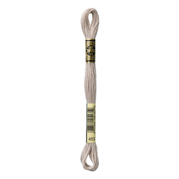 DMC 453 Light Shell Gray - 6 Strand Embroidery Floss, Image