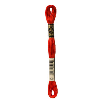 DMC 900 Dark Burnt Orange - 6 Strand Embroidery Floss