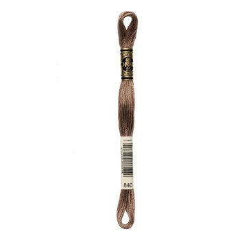 DMC 840 Medium Beige Brown - 6 Strand Embroidery Floss