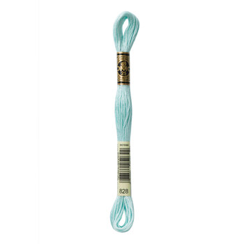 DMC 828 Ultra Very Very Light Blue - 6 Strand Embroidery Floss, Image