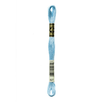 DMC 827 Very Light Blue - 6 Strand Embroidery Floss, Image