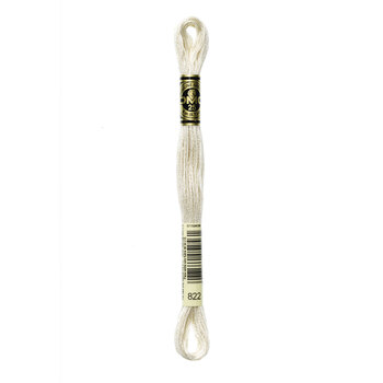 DMC 822 Light Beige Grey - 6 Strand Embroidery Floss, Image