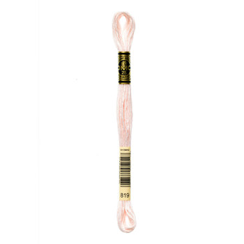 DMC 819 Light Baby Pink - 6 Strand Embroidery Floss, Image