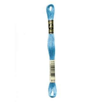 DMC 813 Light Blue - 6 Strand Embroidery Floss, Image