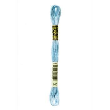 DMC 800 Pale Delft Blue - 6 Strand Embroidery Floss, Image