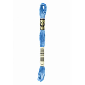 DMC 799 Medium Delft Blue - 6 Strand Embroidery Floss