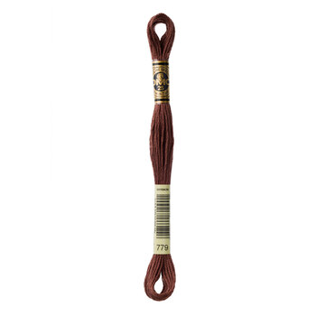 DMC 779 Dark Cocoa - 6 Strand Embroidery Floss