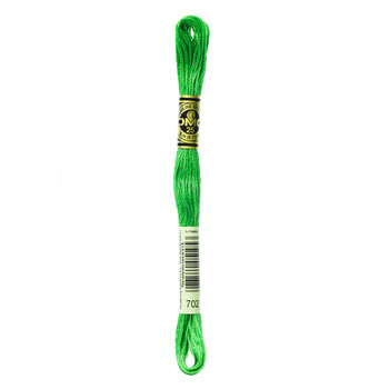 DMC 702 Kelly Green - 6 Strand Embroidery Floss