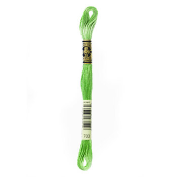 DMC 703 Chartreuse - 6 Strand Embroidery Floss, Image