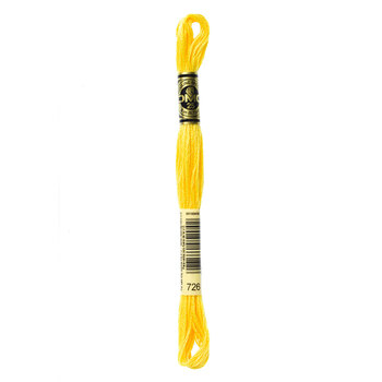 DMC 726 Light Topaz - 6 Strand Embroidery Floss